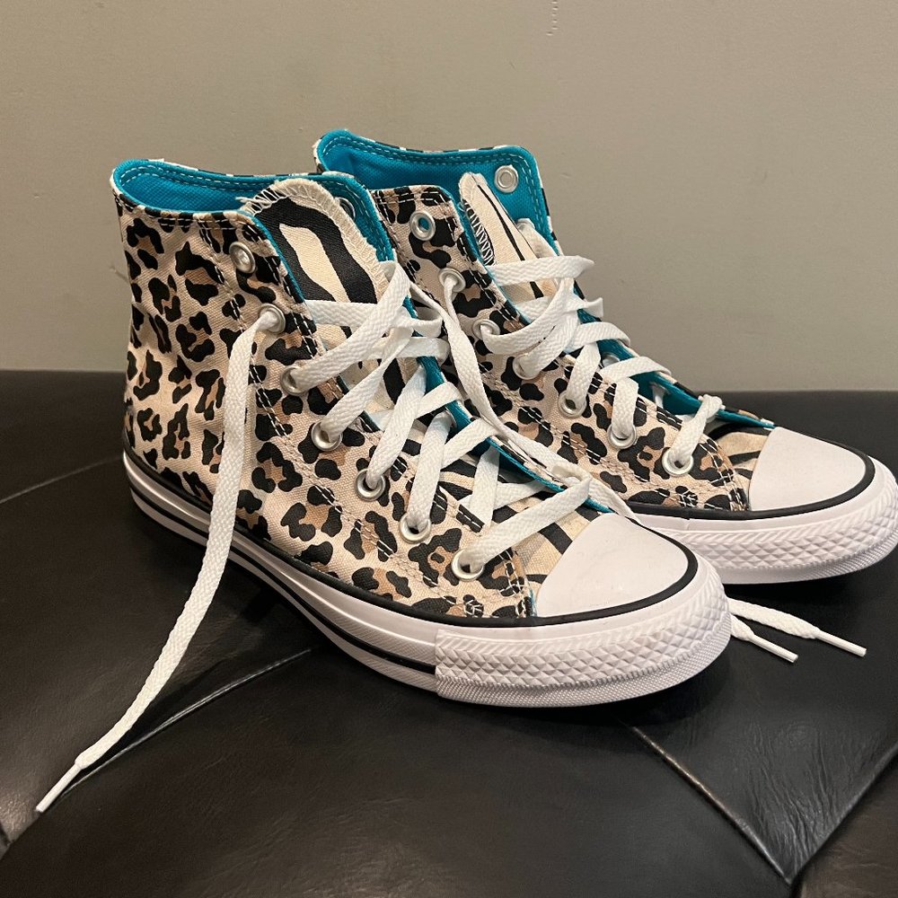 CONVERSE Chuck Taylor All Star Leopard Print Hi-Tops